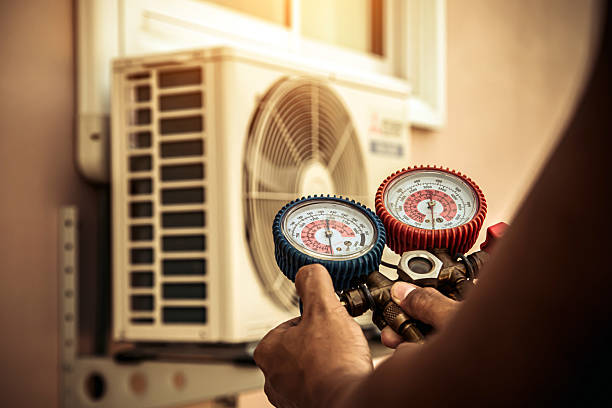 Professional Hvac technician working in Preston, CT